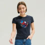 MISS - MISS dames t-shirt 150g - XL - Diep Zwart