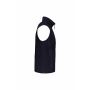 Met fleece gevoerde bodywarmer unisex navy/grey XS