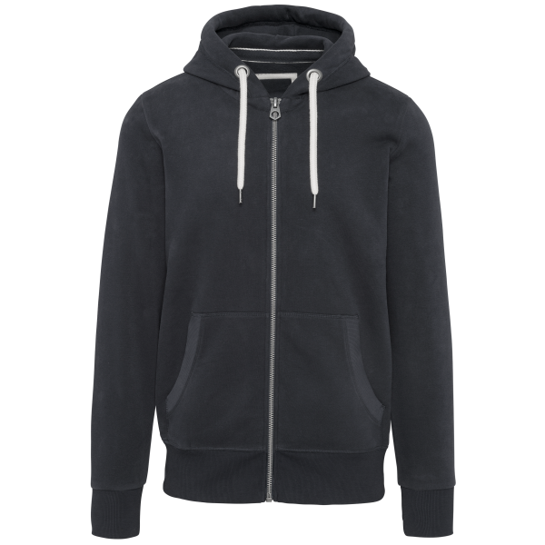 Vintage herensweater met rits en capuchon Vintage herensweater met rits en capuchon