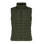 IQONIQ Meru dames gerecycled polyester bodywarmer, khaki (M)
