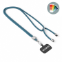 Crossbody, trendy duotone lanyard telefoonhouder van polyester