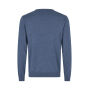 SEVEN SEAS The knit | v-neck - Blauw gemêleerd, 2XL
