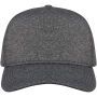 Manu stretch cap met 5 panelen - Charcoal
