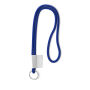 Polyester 2-kleurige koord-lanyard met full color label