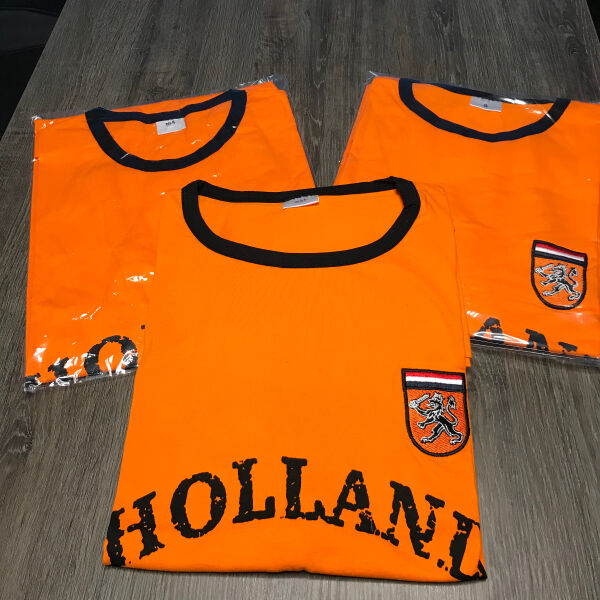 Oranje Holland Retro kindershirt maat 152 Oranje Holland Retro kindershirt maat 152