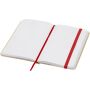 Reed A6 recycled hard cover notebook with plain pages - Red