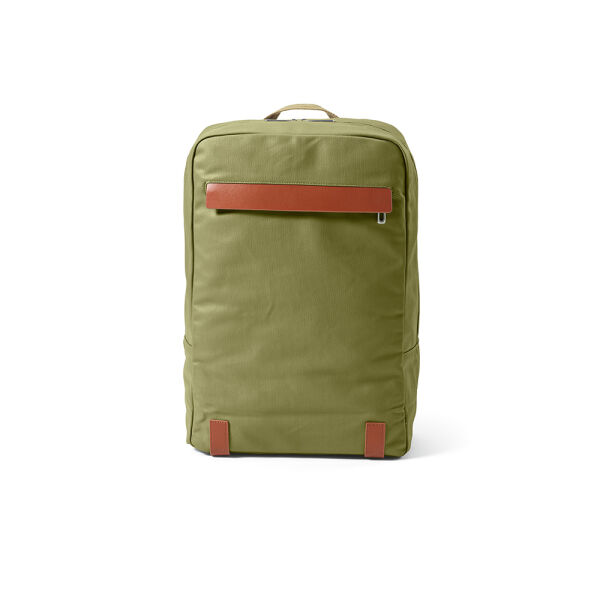 Gerecyclede canvas rugzak Vienna | 340 g/m² | 43×29×14 cm | Waterbestendig | Legergroen Gerecyclede canvas rugzak Vienna | 340 g/m² | 43×29×14 cm | Waterbestendig | Legergroen