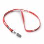 Polyester tubulaire keycord met metalen klem
