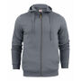 Printer Overhead full zip hoody Steel grey 5XL