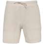 Ecologische badstof herenshort Ivory XS