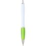 Nash balpen van gerecycled plastic (blauwe inkt) - Limegroen