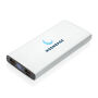 Aluminium 18W 10.000 mAh PD Powerbank, zilver