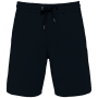 Ecologische herenshort French Terry Washed black 4XL