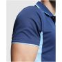 Montmelo unisex sportpolo met korte mouwen - Wit/Zwart - S