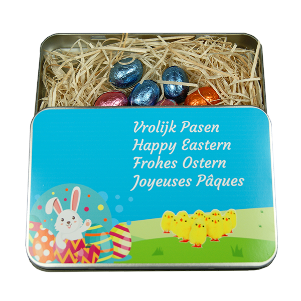 Paasblik A6 met nestje 10 Paaseitjes
