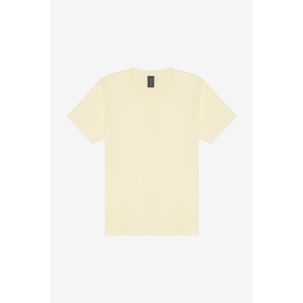 Dik uniseks t-shirt met vintage wash Butter milk XXL Dik uniseks t-shirt met vintage wash Butter milk XXL