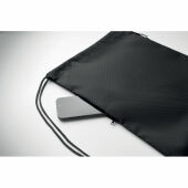 DAYKIT - 420D RPET trekkoordtas - Zwart