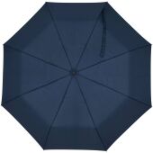 Aaron 23'' opvouwbare handparaplu - Marineblauw