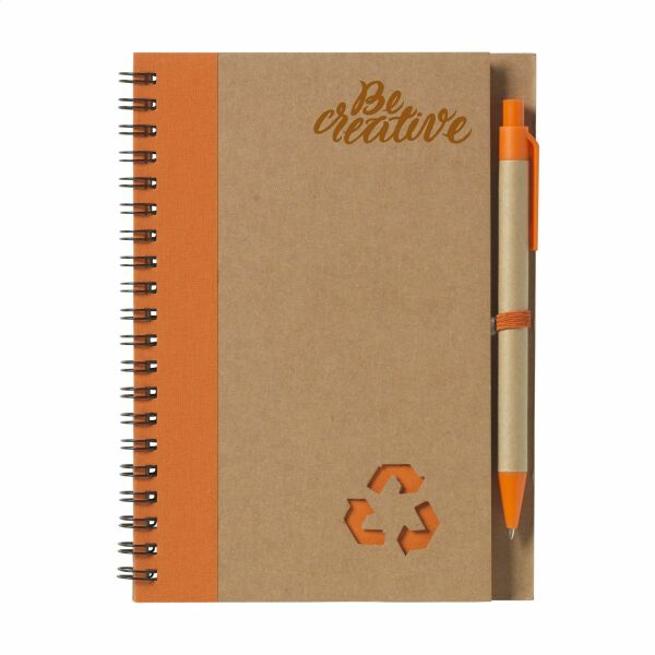 RecycleNote-L Notizbuch - orange RecycleNote-L Notizbuch - orange