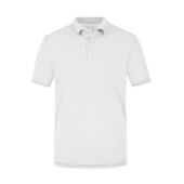 Men's Elastic Polo white/black 3XL