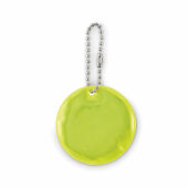 GRIN - Ronde reflecterende hanger - Neon Geel