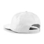 5 Panel Snapback Rapper Cap white one size