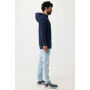 IQONIQ Yengo recycled katoen hoodie met steekzakken, donkerblauw (XXS)