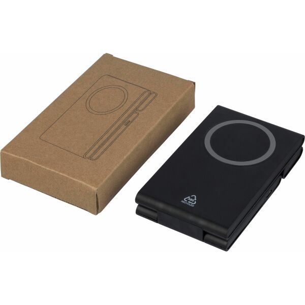 3-in-1 magnetische oplader Valerio zwart 3-in-1 magnetische oplader Valerio zwart