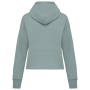 Ecologische sweatvest met capuchon French Terry Jade Green XL