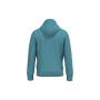 Ecologische uniseks sweater met capuchon Adriatic Blue 3XL