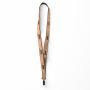 Zeefdruk lanyard van kurk en polyester Zeefdruk lanyard van kurk en polyester