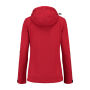 L&S Jacket Hooded Softshell for her 187c Red-L