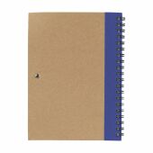 RecycleNote-L notitieboek - donkerblauw