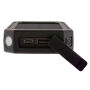 RCS recycled plastic solar powerbank 10W Wireless, zwart