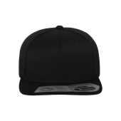 6 panel pet Fitted Snapback BLACK One Size