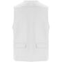 Venera 200 g/m2 werkvest met V-hals en meerdere zakken - Wit - 3XL