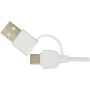 Freal 15 W draadloos oplaadstation van gerecycled plastic - Wit