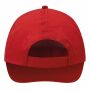 5-Panel cap voor kinderen KIDDY WEAR rood