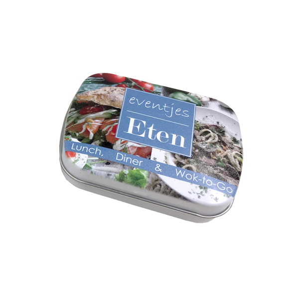Mini nostalgieblikje wit
