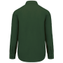 Overhemd in onderhoudsvriendelijk polykatoen-popeline heren Forest Green XS