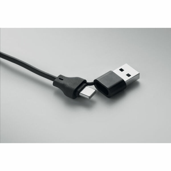 BULE - Sleutelhanger met 4-in-1 60W ka - Zwart BULE - Sleutelhanger met 4-in-1 60W ka - Zwart