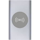 Juice 4000 mAh draadloze powerbank - Zilver