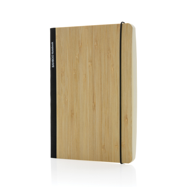 Scribe bamboe A5 Notitieboek, zwart