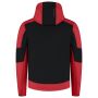 Softshell Capuchon Bicolor Redefined 406118 Black-Brightred XXL