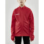 Evolve full zip jr bright red 122/128