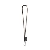 75091. SET Lanyard NAUTIC Lang (Ø 7 mm) met 55 mm D-vormige karabijnhaak en Ø 7 mm veiligheidssluiting