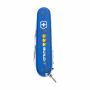 Victorinox Spartan zakmes in geschenkdoos - transparant blauw