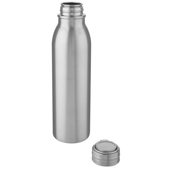 Harper 700 ml RCS certified stainless steel water bottle with metal loop - Silver