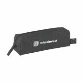 Pencil Case GRS RPET Felt etui - donkergrijs