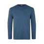 Interlock T-shirt | lange mouw - Indigo, 3XL